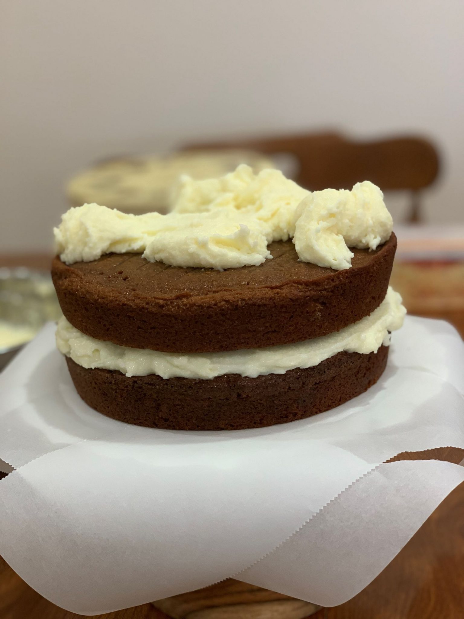 Gingerbread Cake With Mascarpone Cream Cheese Frosting The Tiny Fairy