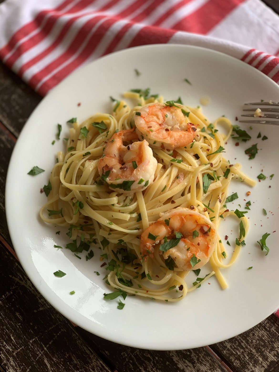 Shrimp Scampi with Linguine – The Tiny Fairy