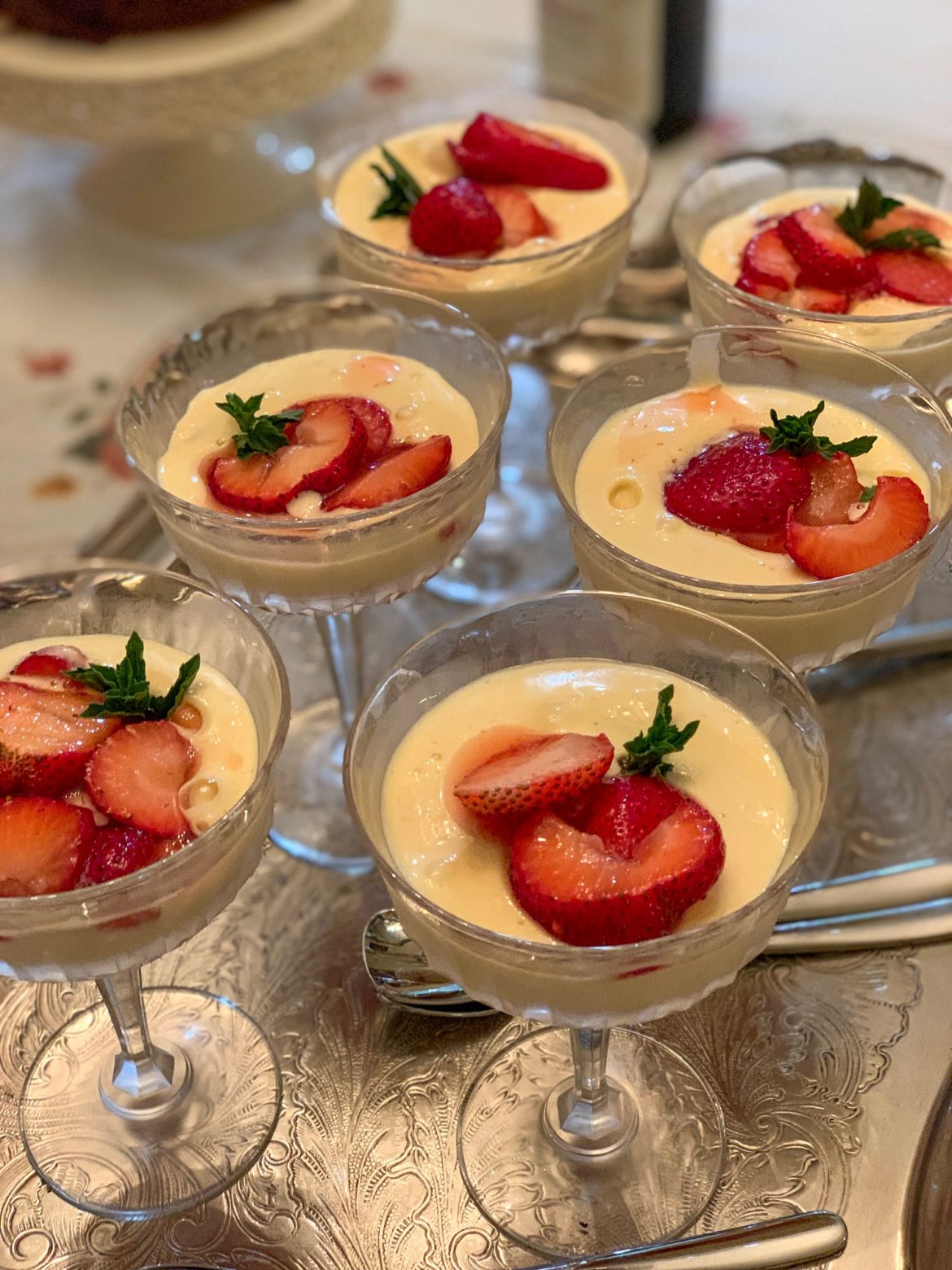 Zabaione with Strawberries The Tiny Fairy