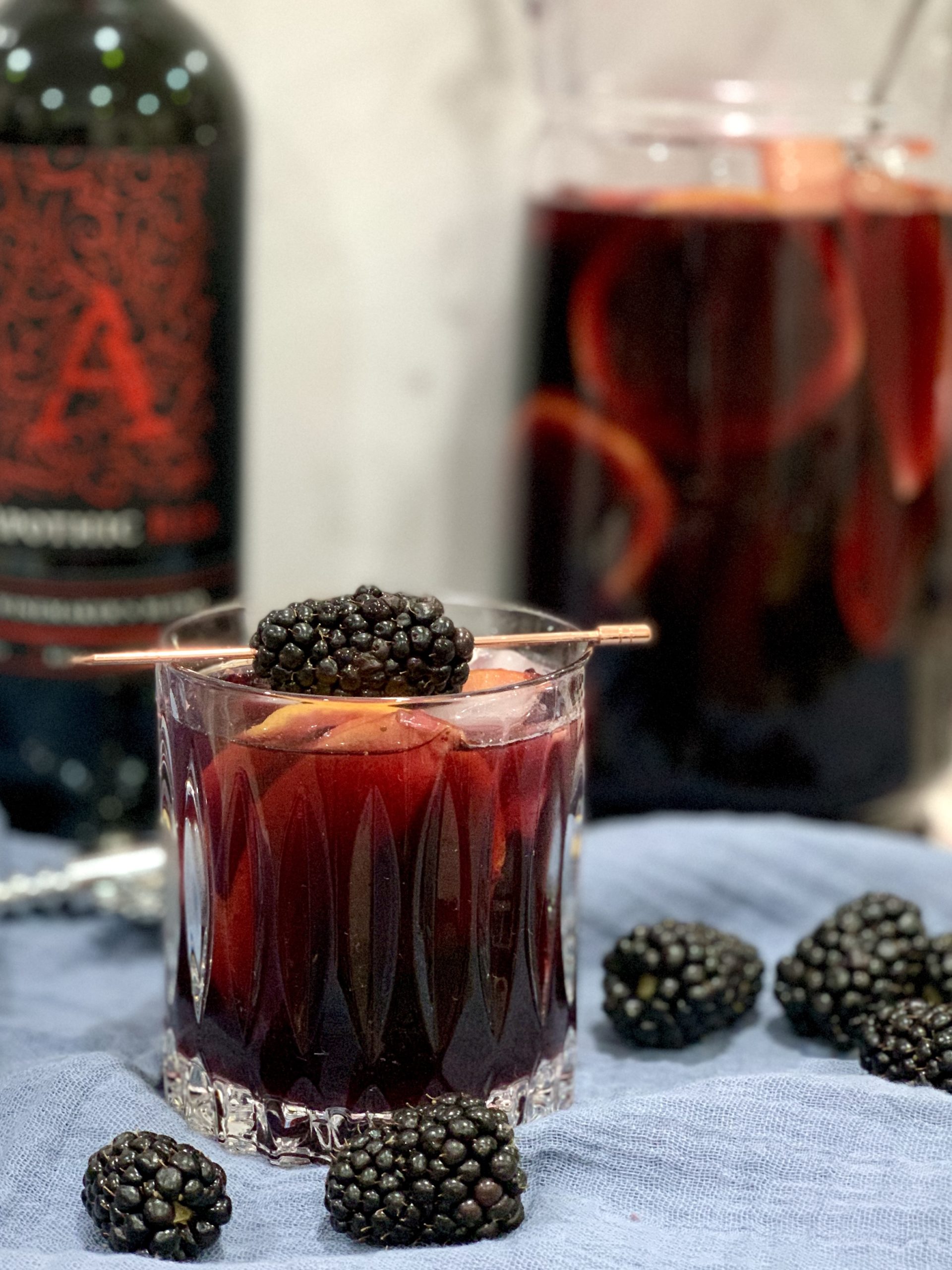 Classic Red Sangria Recipe With Blackberries