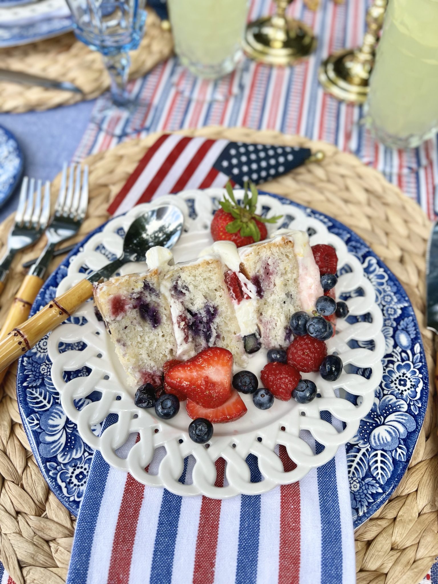 Lemon Berry Mascarpone Cake The Tiny Fairy